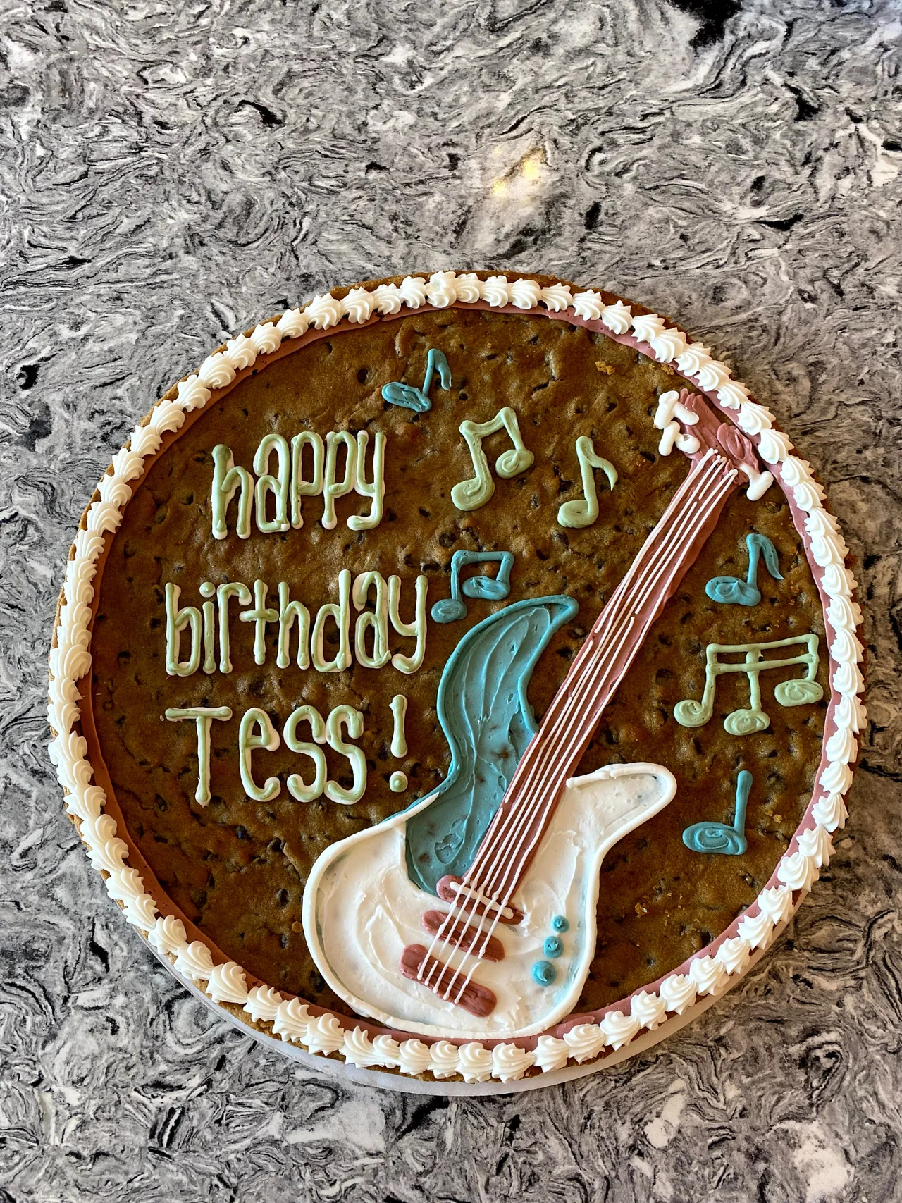 birthday cookie cake