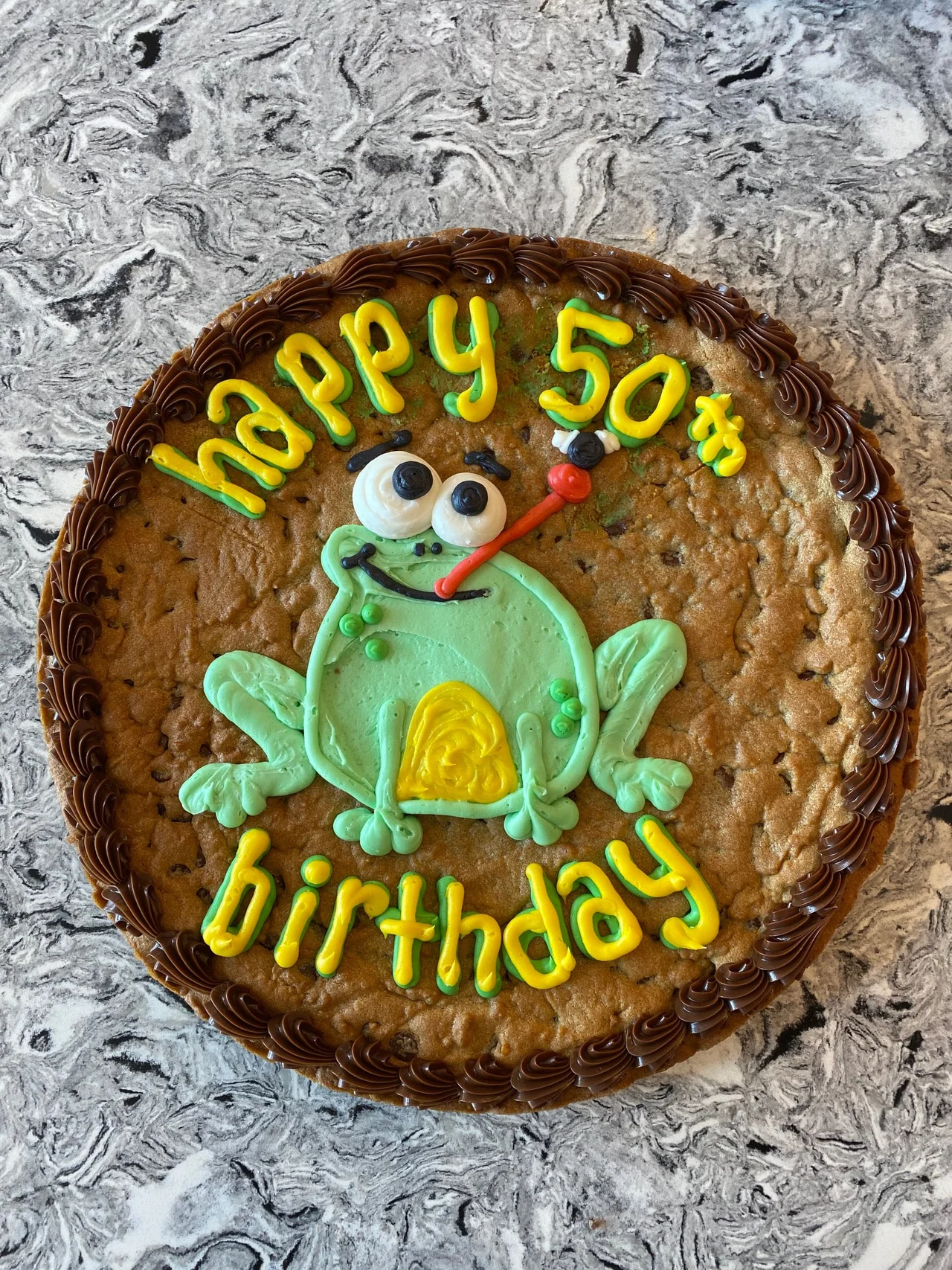 birthday cookie cake