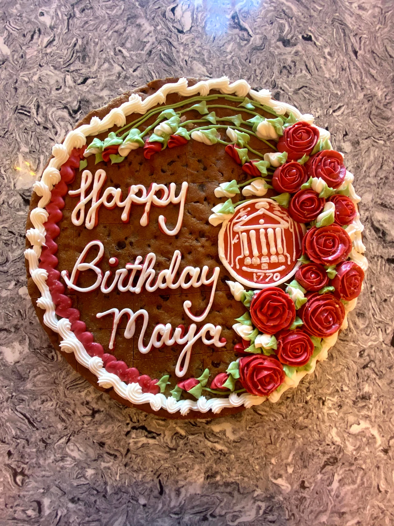 birthday cookie cake